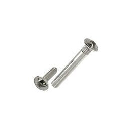 Vis de liaison - d.5mm x 35mm acier nickelé - 4 pièces