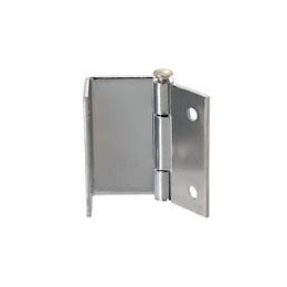 Charnières contre coudées nickelé 40x15x18mm - 2 pièces