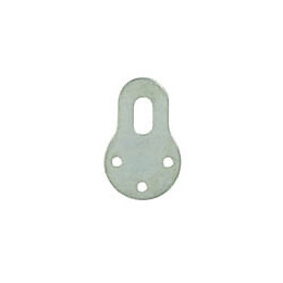 Attache cadre acier zingué 40x25mm - 2 pièces