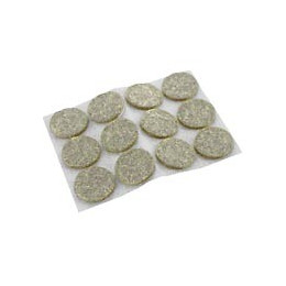 Patin feutre d.22mm beige adhésif - 12 pièces