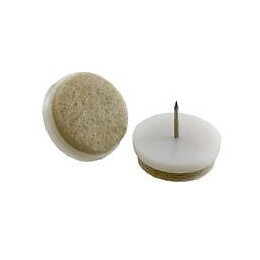 Patin feutre d.37mm beige à clouer - 4 pièces