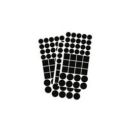 Assortiment Patins feutre adhésif marron - 120 pièces