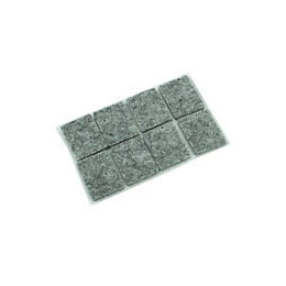 Patin feutre 24x35mm beige adhésif - 8 pièces