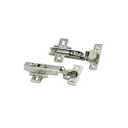 Charnière invisible amortisseur d.26mm - 95° appliq - 4 pièces