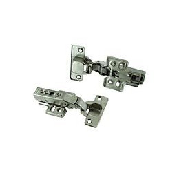 Charnière invisible amortisseur d.35mm - applique - 6 pièces