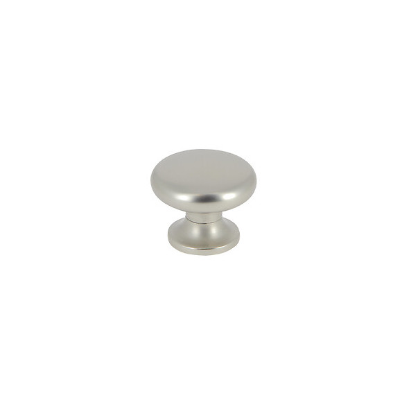 Lot 6 boutons champignon diamètre 34mm nickel velours