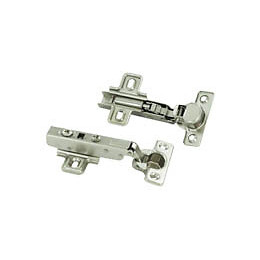 Charnière invisible amortisseur d.26mm - 95° appliq - 6 pièces