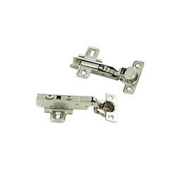 Charnière invisible amortisseur d.26mm - 95° applique - 2 pièces