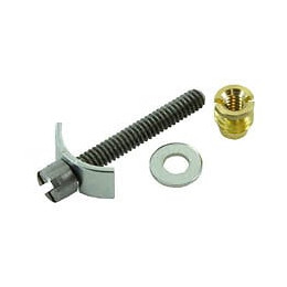 Vis d'assemblage 7x50mm + écrou rond d.14mm + étrier - 3 pièces