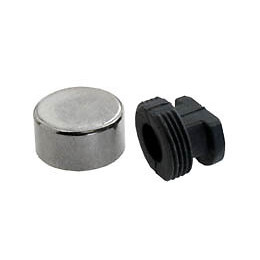 Patte à glace laiton chromé diamètre 20mm - 4 pièces