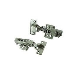 Charnière invisible amortisseur d.35mm - applique - 6 pièces