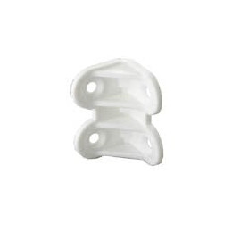 Equerre d'assemblage plastique blanc 24x36mm - 4 pièces