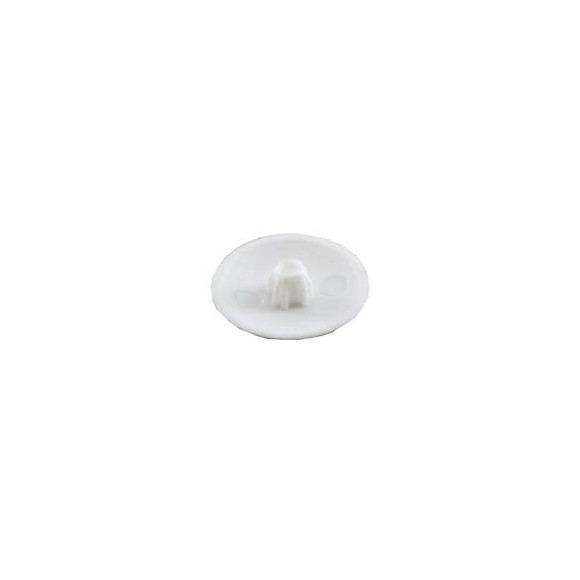 Obturateur plastique blanc diamètre 4mm - 16 pièces