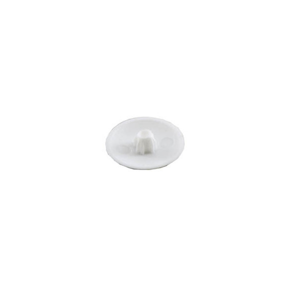 Obturateur plastique blanc diamètre 4mm - 16 pièces