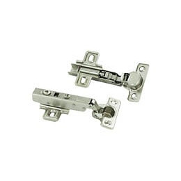 Charnière invisible amortisseur d.26mm - 95° appliq - 6 pièces