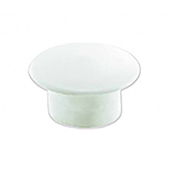 Obturateur plastique blanc diamètre 12mm - 8 pièces