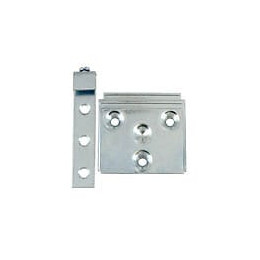 Attache de meuble acier zingué 50x54mm - 1 pièce