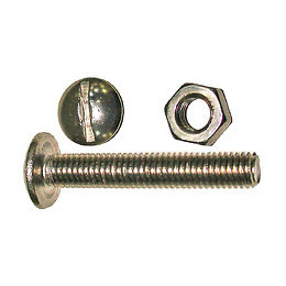 10 boulons poêlier inox A2 6x20mm