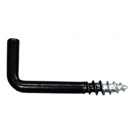 4 gonds à vis plastique noir 3x30mm