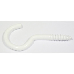 4 crochets d'armoire plastique 4x30mm