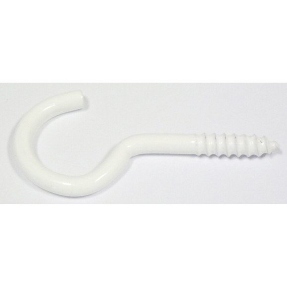 4 crochets d'armoire plastique 4x30mm