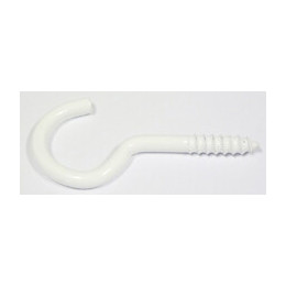 4 crochets d'armoire plastique 4x30mm