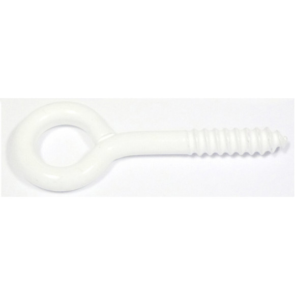 8 pitons à vis acier plastifié 3x16mm