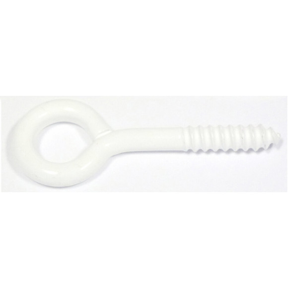 3 pitons à vis acier plastifié 5x40mm