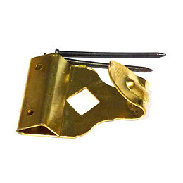 8 crochets tableau laiton 28mm