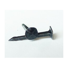 8 clous forgé acier verni noir 25mm