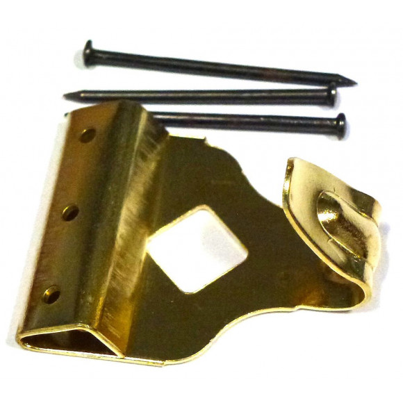 6 crochets tableau laiton 30mm