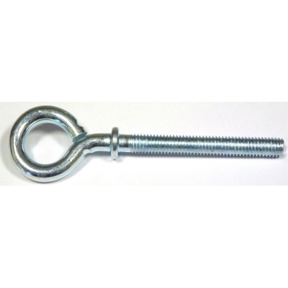 5 pitons à collerette filetée acier zingué 5x40mm