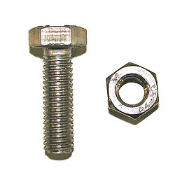 8 boulons tête hexagonale inox A4 6x30mm