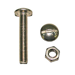 8 boulons poêlier inox A2 6x40mm