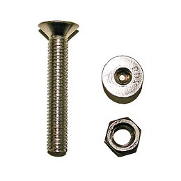 32 boulons tête hexagonale creuse inox A4 3x16mm