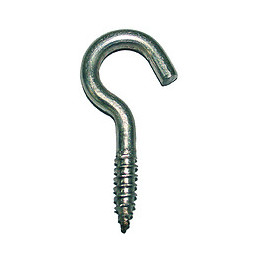 5 crochets d'armoire acier zingué 4.5x35mm