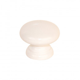 Bouton univers diamètre 30mm hêtre blanc laque