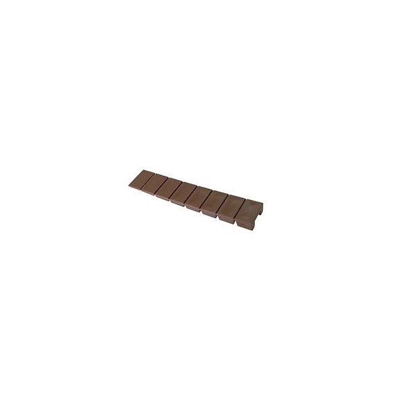 Cale de compensation plastique marron 20x100 - 4 pièces