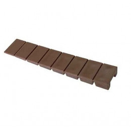 Cale de compensation plastique marron 20x100 - 4 pièces