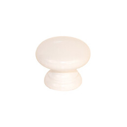 Bouton univers diamètre 30mm hêtre blanc laque