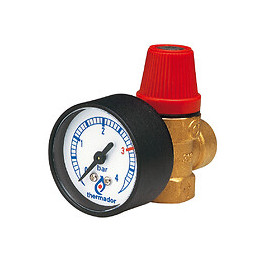 Soupape de surêté manomètre femelle femelle 15x21