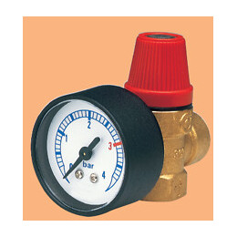 Soupape de surêté manomètre femelle femelle 15x21