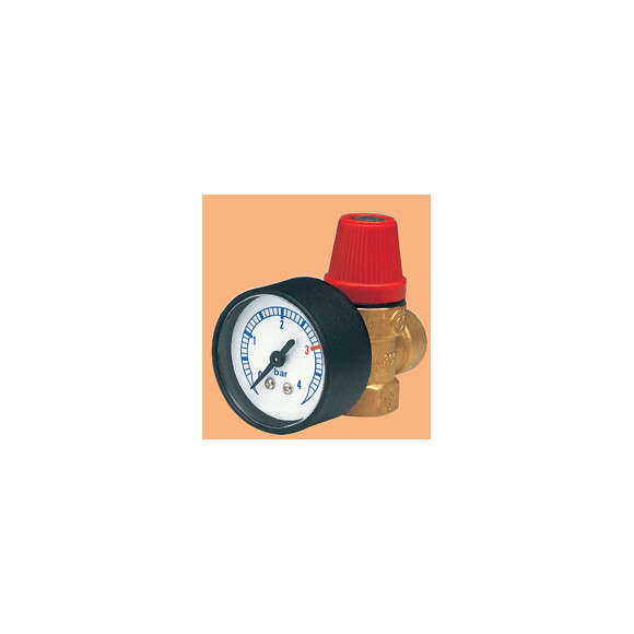 Soupape de surêté manomètre femelle femelle 15x21