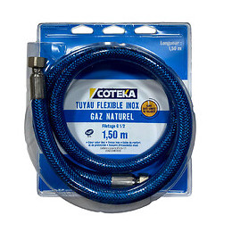 Flexible gaz naturel 1.5m date illimitée