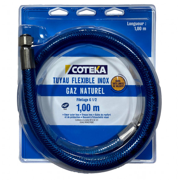 Flexible gaz naturel 1m date illimitée