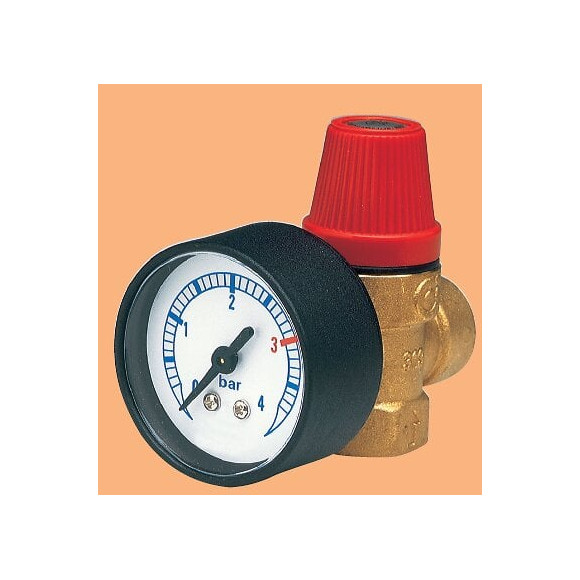 Soupape de surêté manomètre femelle femelle 15x21