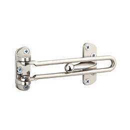 Entrebâilleur de porte nickel satin