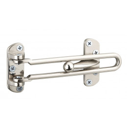 Entrebâilleur de porte nickel satin
