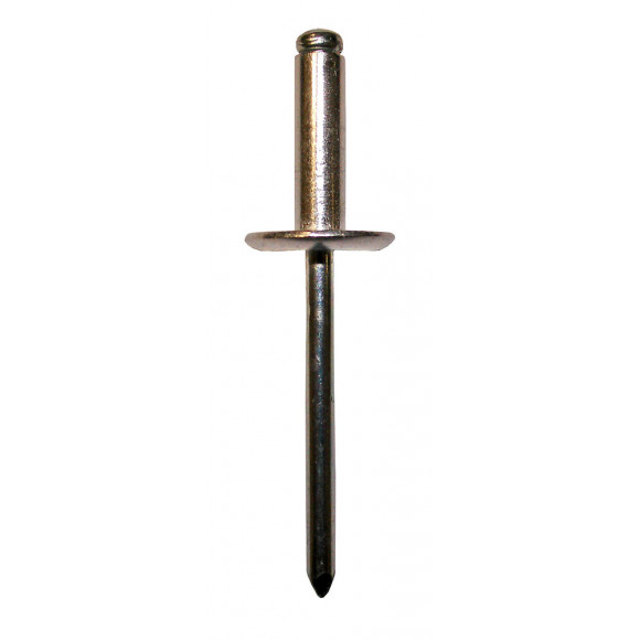 Sachet de 30 rivets alu col large 4x10mm