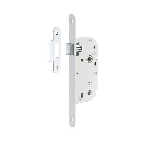 Serrure encastrée axe 40mm bec de cane